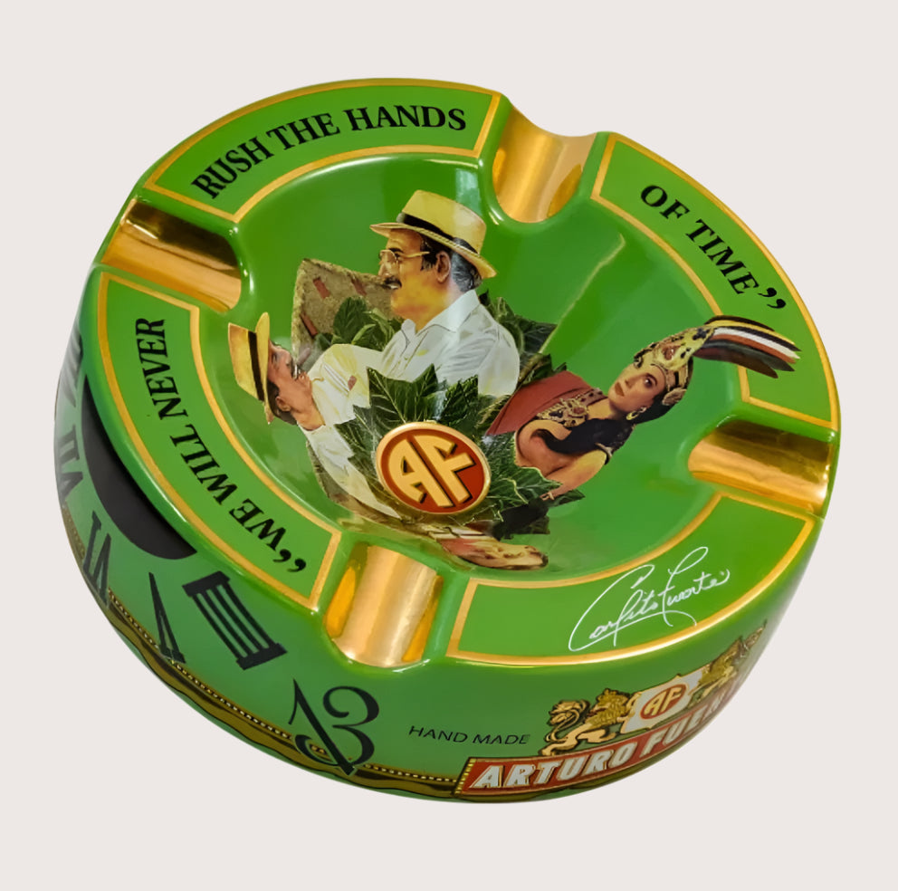 Arturo Fuente Limited Edition Green Porcelain Cigar Ashtray (Large 8.75")