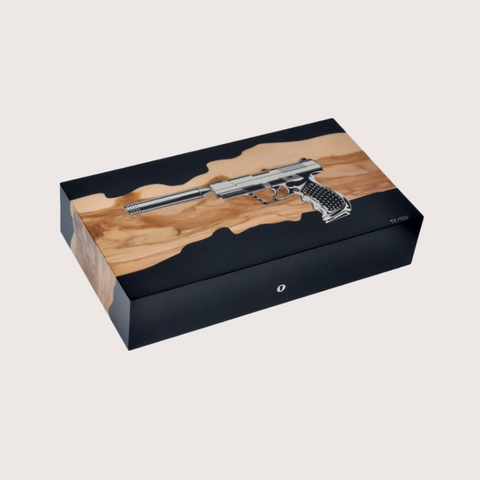 ELIE BLEU 110 CIGARS ROSEWOOD "GUN" LIMITED EDITION HUMIDOR