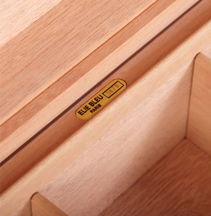 Elie Bleu 75 Cigars Yellow Flor de Alba Humidor