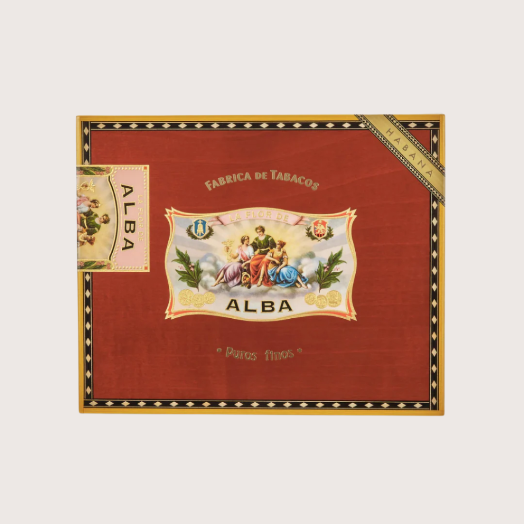 Elie Bleu Alba 75 Cigar Humidor - Alba Collection Red