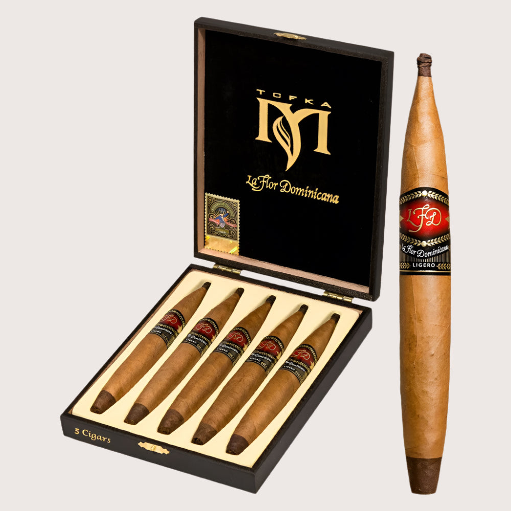 La Flor Dominicana Andalusian Bull Box of 10 cigars and La Flor Dominicana Ligero TCFKA M Pack of 5