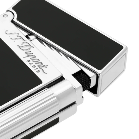 S. T. Dupont Palladium finish Natural Lacquer Lighter