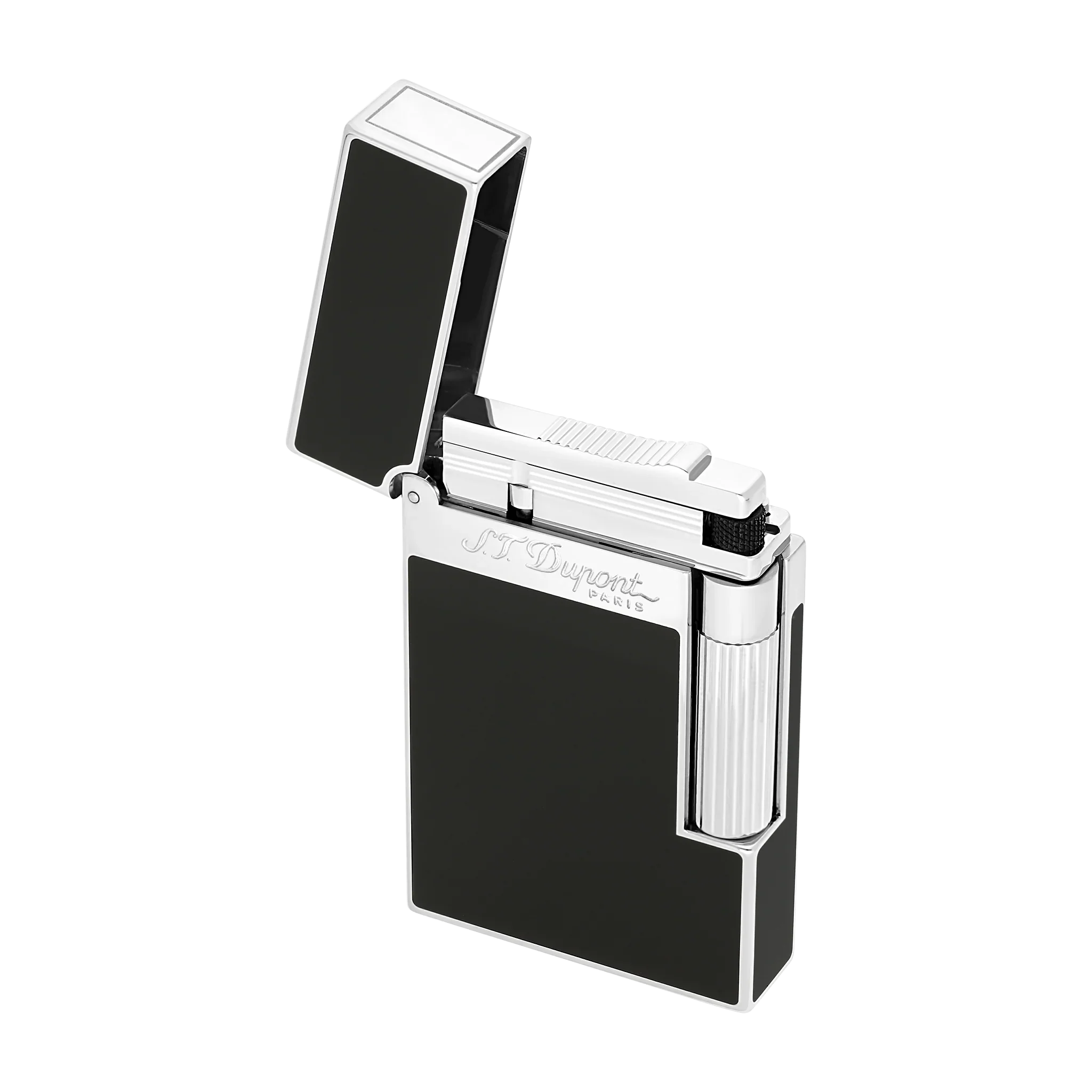 S. T. Dupont Palladium finish Natural Lacquer Lighter