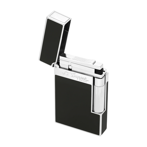 S. T. Dupont Palladium finish Natural Lacquer Lighter