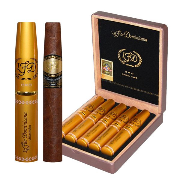 Bayside-Cigars La Flor Dominicana Oro Chisel Tubo