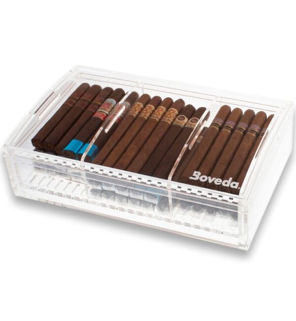 Bayside Cigars - Boveda Large Acrylic Humidor